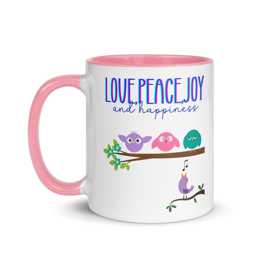 Love Peace Joy Mug