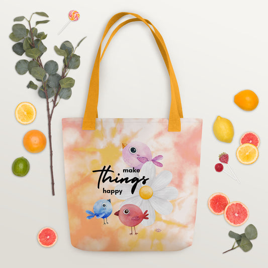 Make Things Happy Tote bag