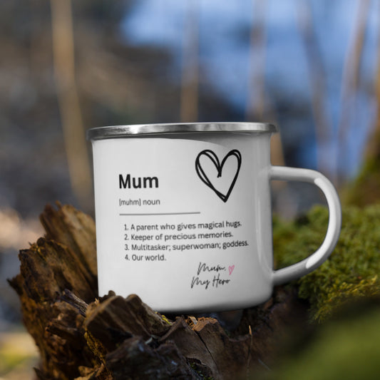 Mum Enamel Mug